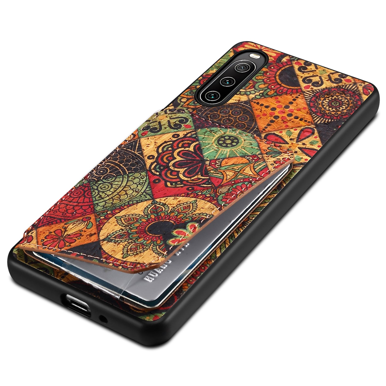 For Sony Xperia 10 IV 5G Phone Case Scratch-resistant Kickstand Flower Pattern Cover For Sony Xperia 10 IV 5G Phone Case Scratch-resistant Kickstand Flower Pattern Cover